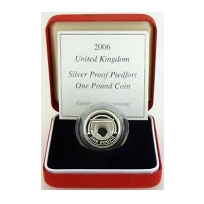 2006 Silver Proof PIEDFORT £1 - Click Image to Close